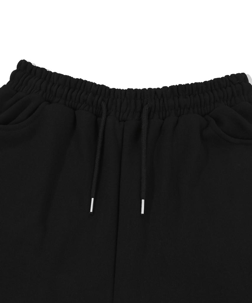 ESCAPEFROM Full Love Escf Print Bermuda Sweatpants Black