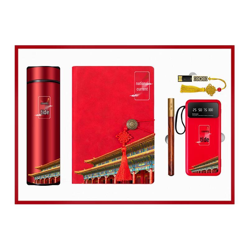 Jilifa Forbidden City Red Coffee Cup Five-piece Set