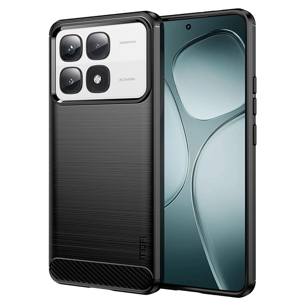MOFI JK TPU Series-1 For Xiaomi Redmi K70 Ultra Case Carbon Fiber Texture TPU Soft Phone Cover