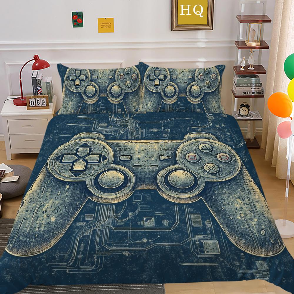 Game Handle Bedding Cover Suit High Quality Home Bedclothes Printed Bed Cover Sets Fashion Microfiber Home Bedding Sets
