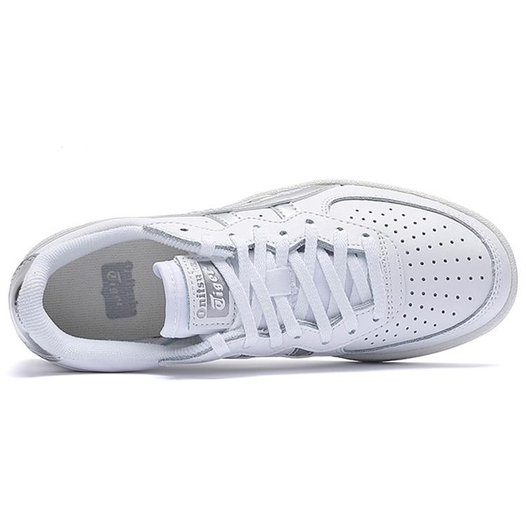 ONITSUKA TIGER GSM Abriebfest Polsterung Atmungsaktiv Niedrig geschnitten Skateboard Schuhe Unisex Weiß 1183A491-100