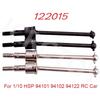 RC 2PC 122015 166015 188015 Metal Universal Dogbone CVD Drive Shaft For 1/10 HSP 94101 94102 94122 94155 94166 94177 94170 94188