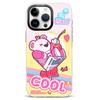 JAUCASE For iPhone 16 Pro Case Compatible with MagSafe Bear Pattern PC+TPU Matte Phone Cover