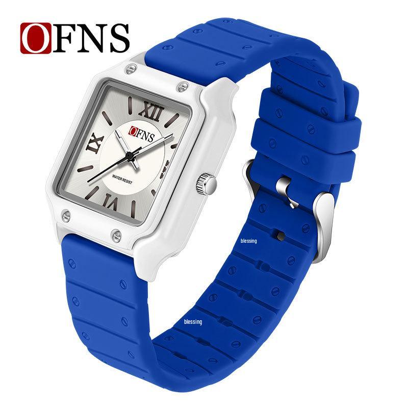 OFNS Quartz Student Watch: Waterproof, Luminous Alloy for Exams