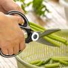 Multipurpose Kitchen Shears Stainless Steel with Cover Sharp Heavy Duty Scissors for Cutting Fish Meat Poultry Herbs Bones