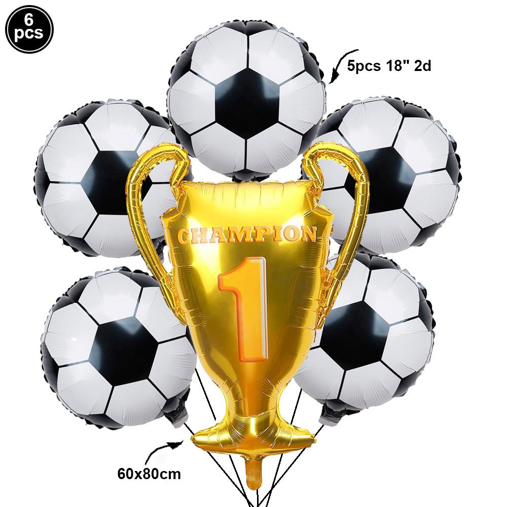 Standing Soccer Foil Balloon Kids Football Theme Birthday Party Baby Shower Decor Football Club Decor Supplies Boys Gifts