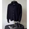 Men's Korean Style Trendy Lapel Knit Cardigan Sweater - Autumn/Winter 2024 New Arrival, Hong Kong Style Ins Loose Outerwear