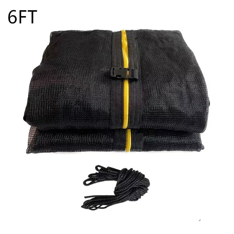 

Fit 6/8/10Feet 6/8 Poles Trampoline Protective Net Nylon Trampoline for Kids Children Jumping Pad Safety Net Protection Guard
