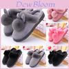 Women Rabbit Plush Slippers With Soft Antiskid Sole For Winter Indoor Comfort
