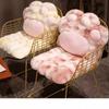 40x90cm Cute Cat Paw Cushion Single Casual Office Chair 2-In-1 Seat Cushion Home Sofa Soft Cushion Bay Window Tatami Futon Mat