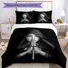 Set Biancheria da Letto Stile Gotico Traspirante Copripiumino con Federe Biancheria da Letto Decorativa per Camera da Letto Decorazione Casa Regalo di Compleanno
