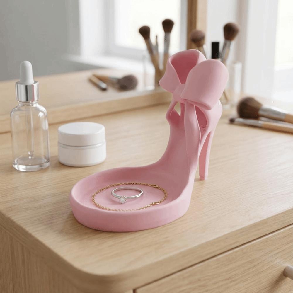 3D Printed High Heel Jewelry Tray INS Jewelry Storage Tray Fun Mini Key Stand  Home Ornaments