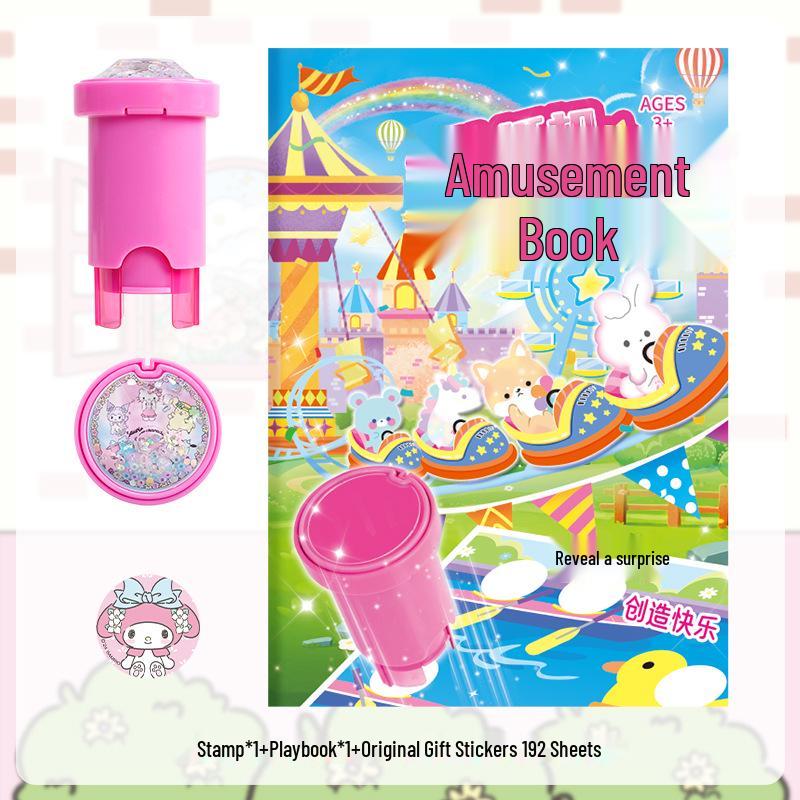 Sanrio Kids  Waterproof Magic Stamp Stickers - Removable Reward Set