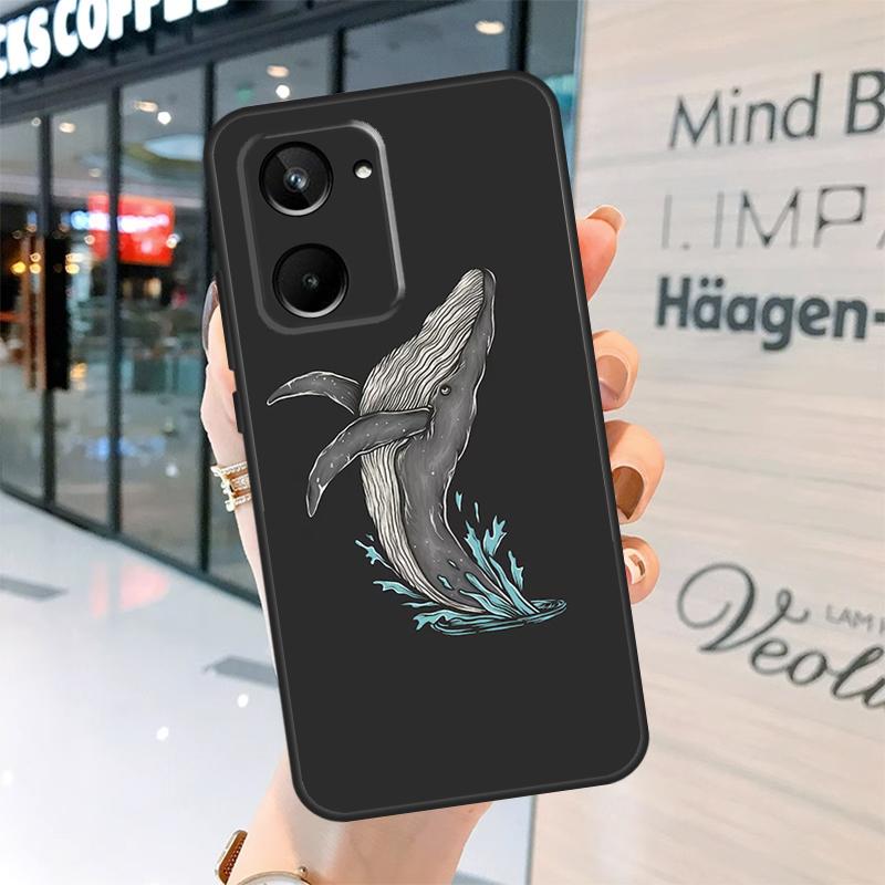 Whale Fish Wave Sea Case For Realme 15 Pro 12 11 13 14 Pro Plus GT6 GT7 C55 C51 C53 C25 C63 C61 C65 C67 C71 C75