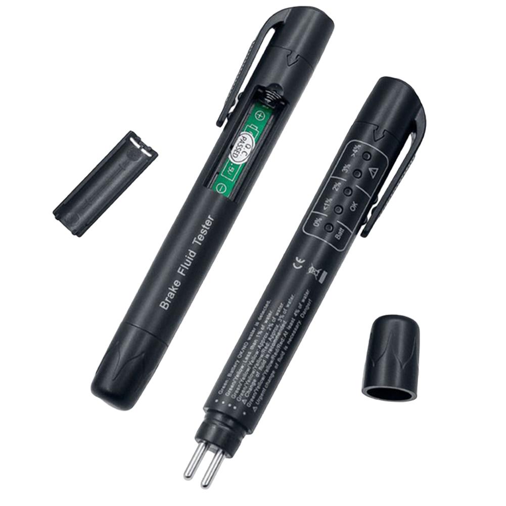 Brake Fluid Tester Battery Operated Brake Fluid Liquid Tester Pen Oil Quality Check Pen Oil Moisture Analyzer for DOT3/DOT4/DOT5