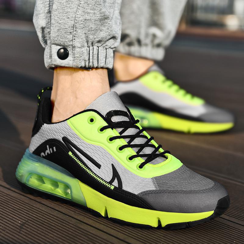 Tenis Men Shoes Trainers Casual Unisex Shoes Breathable Lace-Up Men Sneakers Air Cushion Running Shoes