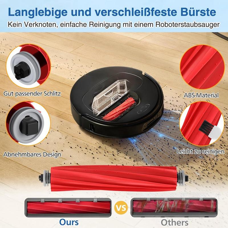 For Roborock Qrevo S/Qrevo Pro/Qrevo Max V Main Side Brush Hepa Filter Mop Cloth Dust Bags Replacement Parts