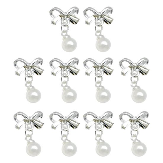 

10 шт. украшения для ногтей блестящий визуальный эффект устойчивый к выцветанию яркий цвет нержавеющий широкий декоративный D