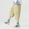 Boys' Cotton Breathable Cargo Capri Shorts