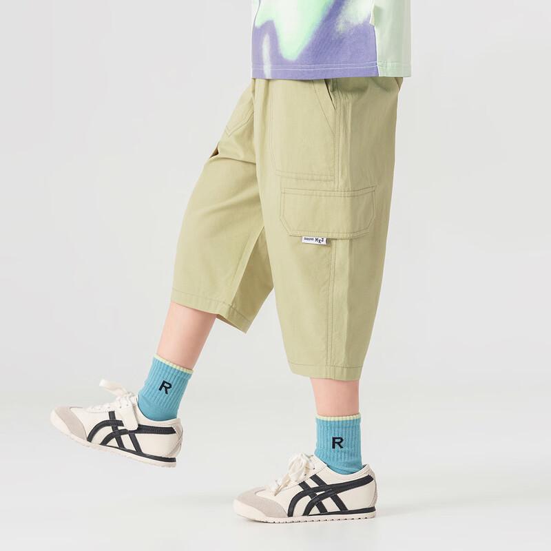 Boys' Cotton Breathable Cargo Capri Shorts