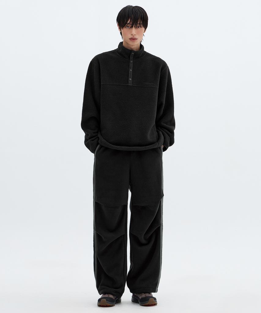 Filluminate Traveler Fleece Anorak - Black
