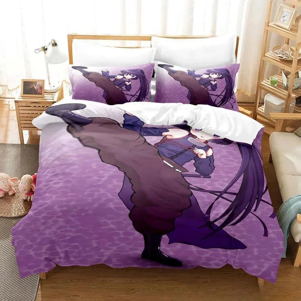 3D Cartoon Log Horizon Bettwäsche-Set Einzelbett Twin Full Queen King Size Bettset Erwachsene Kind Schlafzimmer Bettbezug-Sets Für Heimtextilien