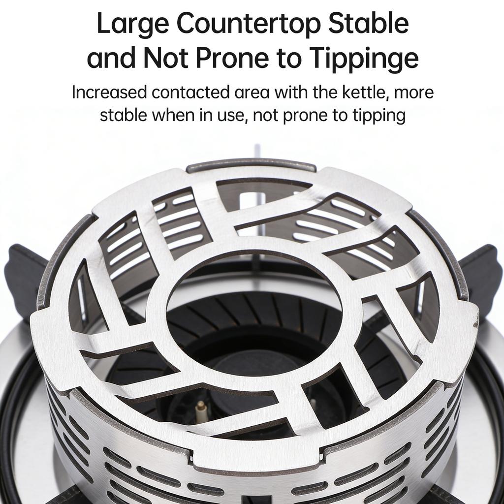 Pare-vent pour réchaud de camping portable en acier inoxydable pour la cuisine en plein air Protection contre le vent Petite taille