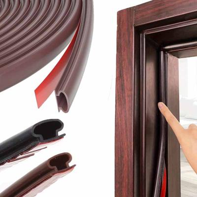 6M/1 Rolle Fenster Staubdicht Schallisoliert Schlafzimmertür Wetterdichtungsstreifen 10*6mm Selbstklebend Antikollision Schallisolierung