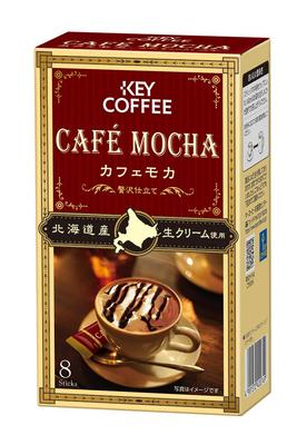 key coffee Café Mocha Luxury 8 saszetek x 6 pudełek Instant (kije) [Wyprodukowano ze śmietanki Hokkaido]