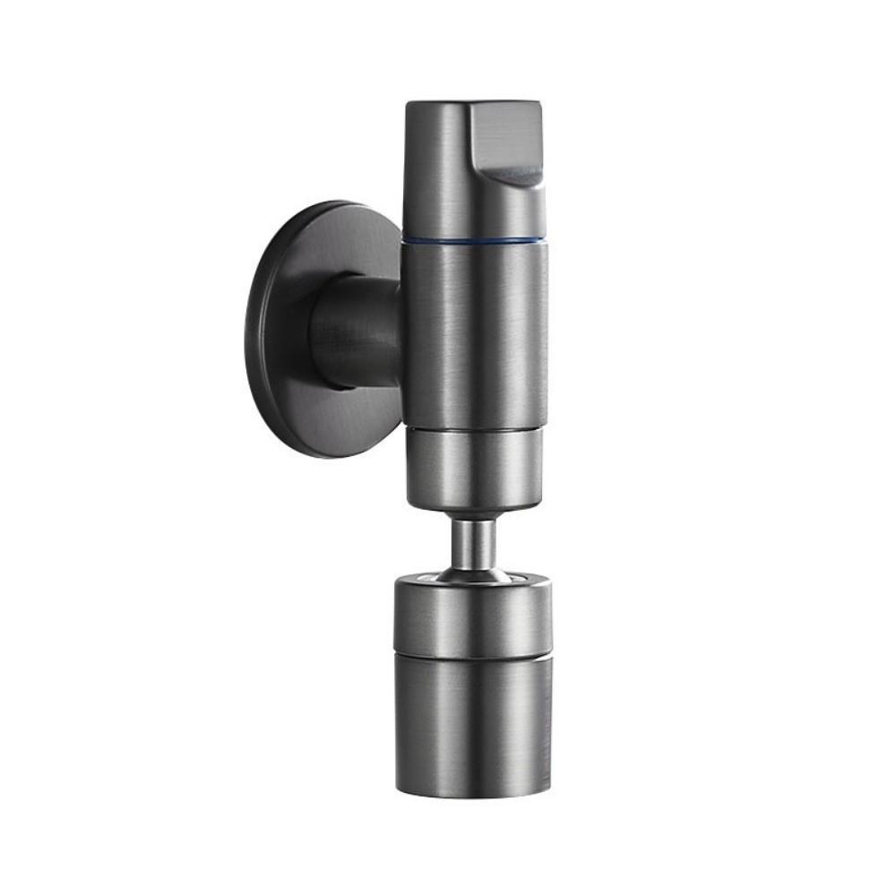 Splashproof Design Mop Pool Tap Rotation Function Mini Wash Basin Tap Bibcock Faucet Laundry Room