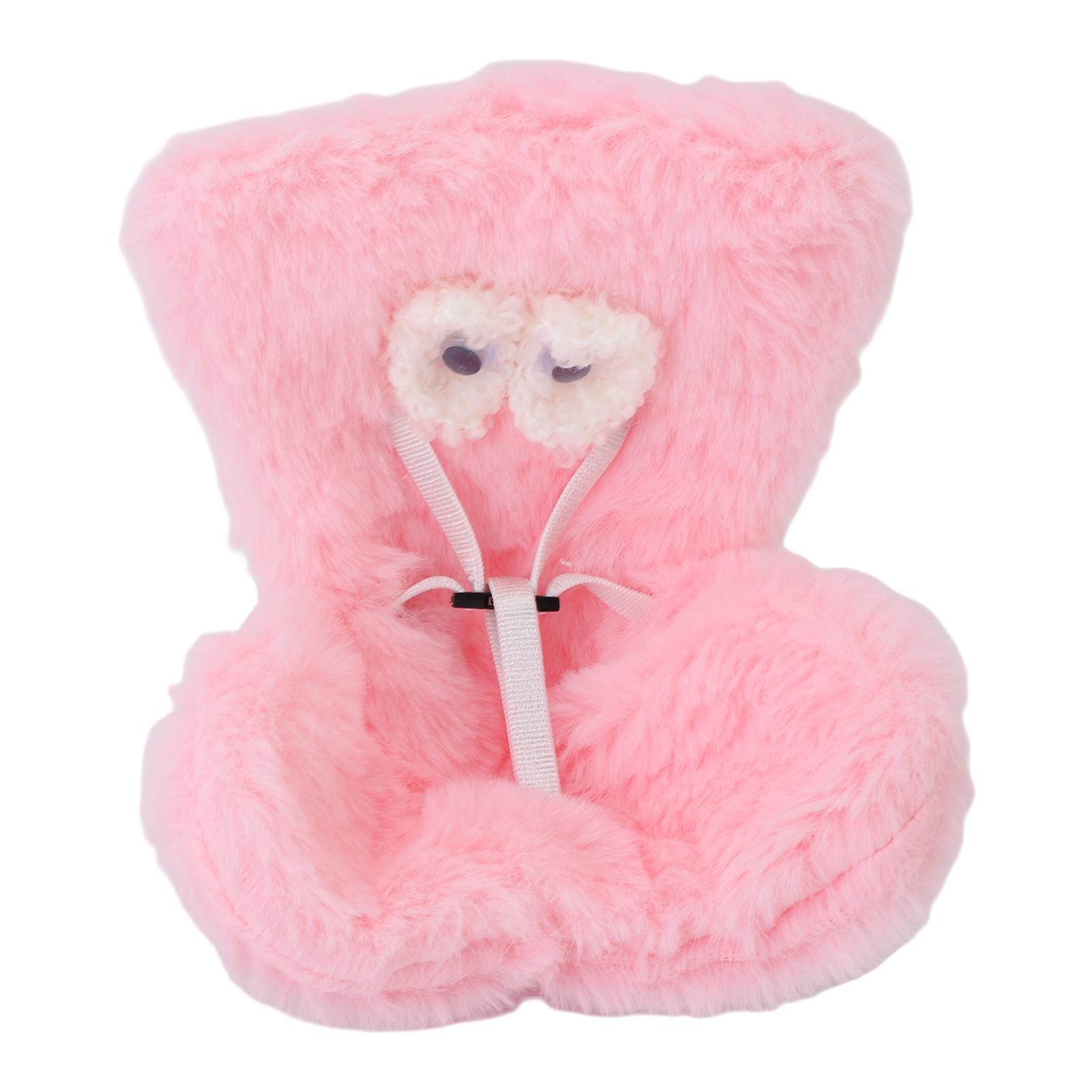 

Кукольное автокресло для автомобильного воздуховода Милое функциональное мягкое пушистое безопасное украшение для автокресла для показа Розовое розовый