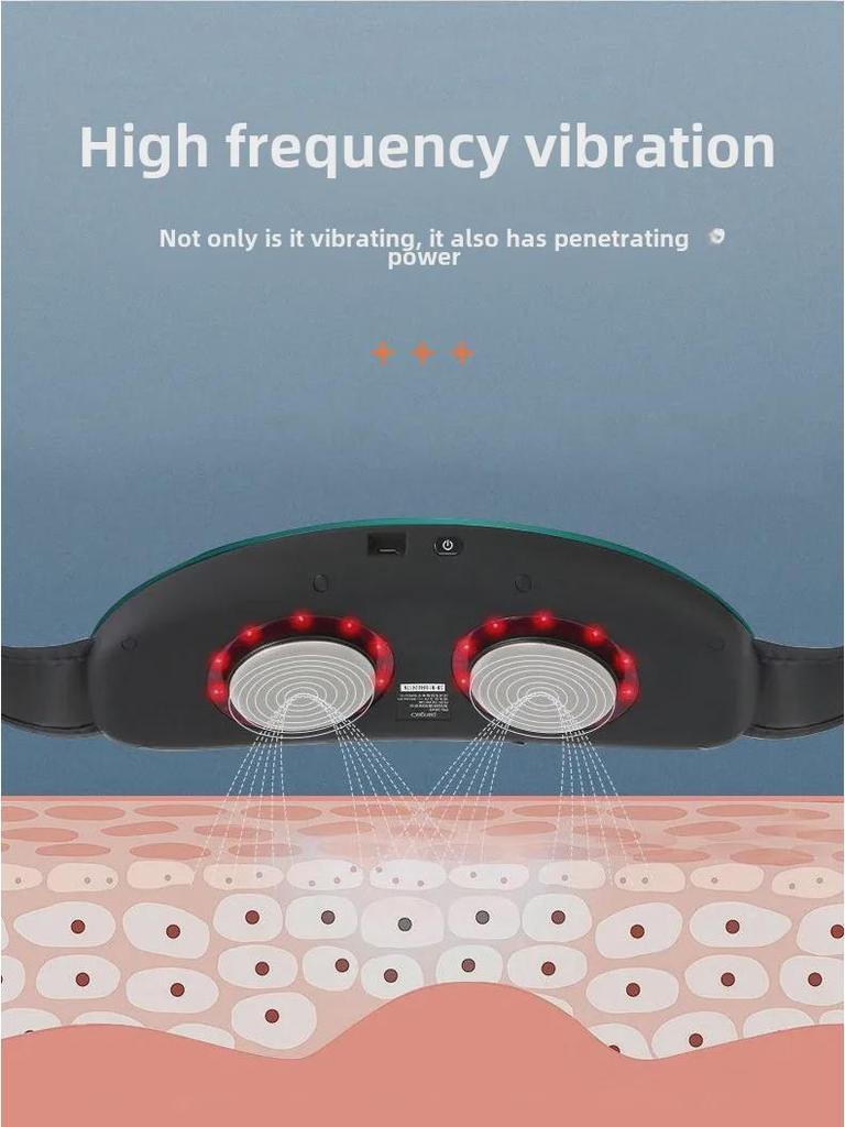 Masajor Abdominal Wireless: Centură de Încălzire Complet Automată pentru Reducerea Taliei și Abdomenului