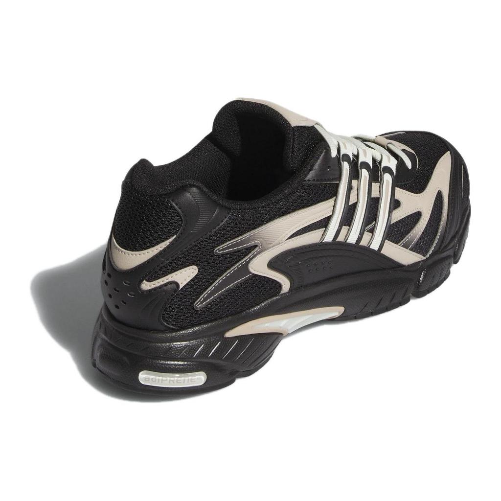 Adidas Temper Run 2.0 Mesh Synthetic Leather Classic Cushioning Durable Low-Top Lifestyle Sneakers Unisex Sneakers Black White JH7143