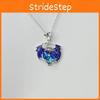 Haojie's Trendy Pendant Necklace Heart-shaped Birthstone Dragon Wholesale Manufacturer Temu Cross-border Jewelry
