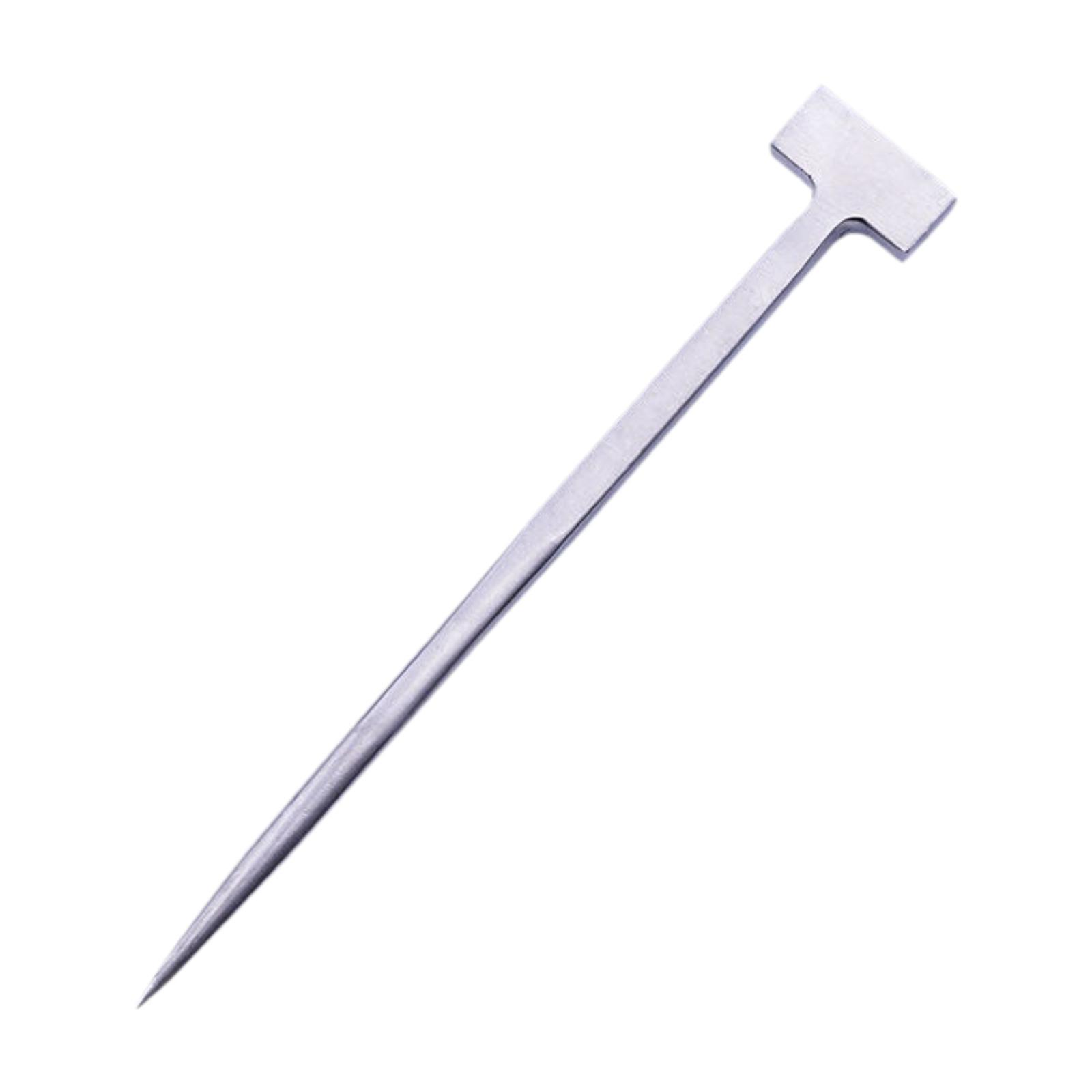 

Fish Eel Spike Premium Multiuse Easy to Use Comfortable Handle Portable Fish Eel Nail Sushi Chef Tool for Meat Chicken Bones срібний