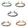 Fashionable Irregular Stone Bracelet With Nylon Cord Unique Wristband Jewelry Accessories For Women And Men