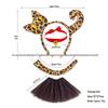 Halloween 3D Cat & Leopard Headband Set for Kids