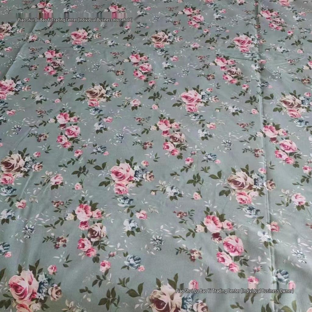 Reines Verdicktes Baumwoll-Bettlaken mit Kissenbezug - Doppelbett, Vier Jahreszeiten