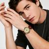 Fashionable Unisex Watch with Crown and Leather Strap: Waterproof, Cool, Retro, Classic, Stylish Analog Quartz Movement, Perfect Gift for