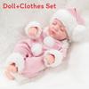 Reborn Baby Doll Toy 12in Soft Silicone Sleepwear For Kids And Collectors