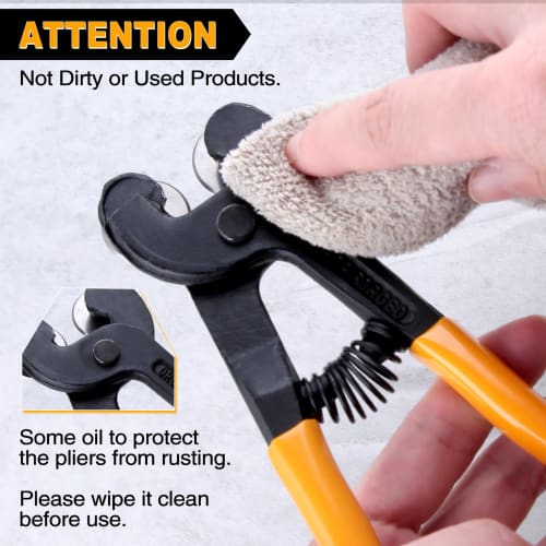 LEONTOOL Glass Tile Nippers, Mosaic Cutter, Roller-Type Mosaic Pliers with Carbide Wheel Blades, Glass Cutter, Glass Nippers, Tile Nippers, Tile Plier