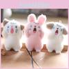 Cute Screaming Cat Plush Keychain Ultra-soft Stuffed Animal Bag Accessory
