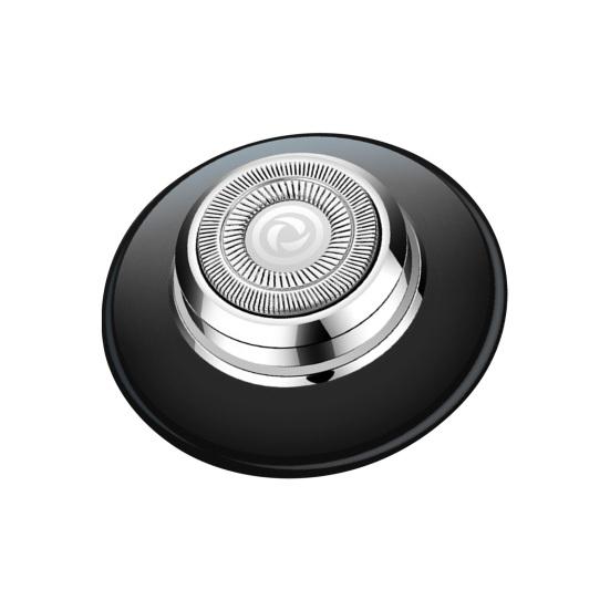 

Летающая тарелка, мужская электробритва Type-C, перезаряжаемая мини-роторная бритва для путешествий, портативный беспроводной триммер для волос, инструмент для удаления бороды, отец, парень чёрный