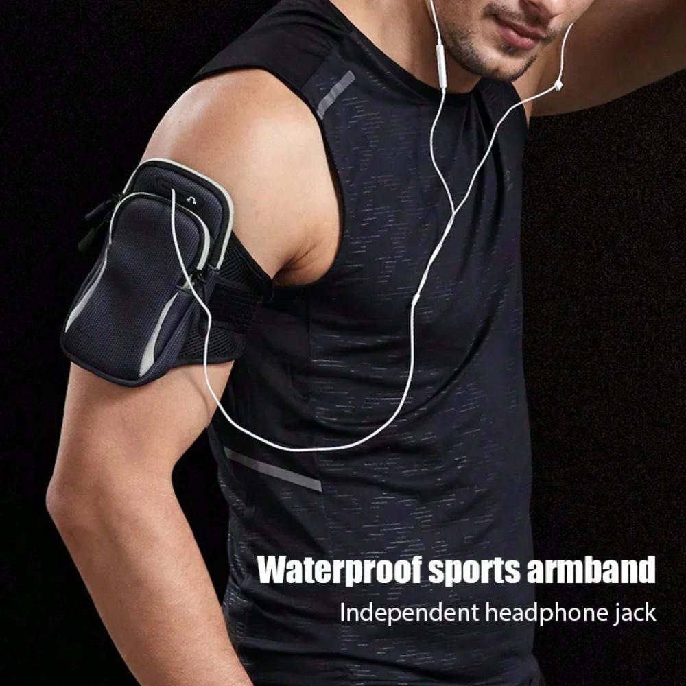 Universal Armband Sport Phone Case For Running Arm Phone Holder Sports Mobile Bag Hand for Phone Under 6.5" 7.2"