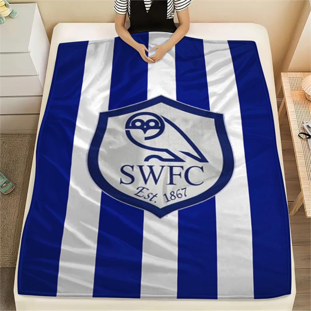 1PC sheffield Print Flannel Blanket, High quality Comfortable for All Seasons, Home Decor, Warmth and Comfort, Perfect for Christmas Gifts155