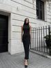 2026 New European & American Style Solid Color Sleeveless Knit Dress for Women.