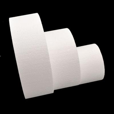 DIY 4/6/8 Inch Flower Party Polystyrene Round Foam Sugarcraft Cake Dummy Modelling Styrofoam