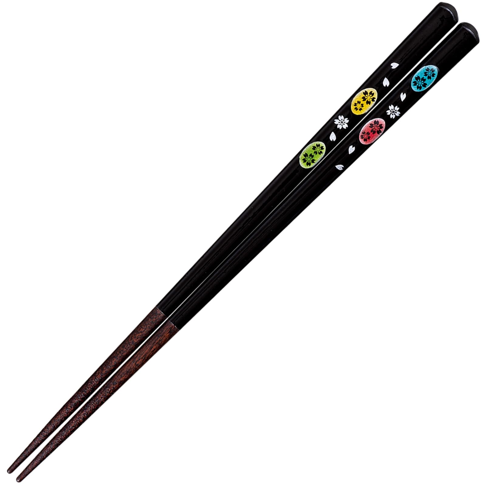 

Sunlife Adult Long Dishwasher Made in Ayashizuku Sakura Chopsticks, Safe, Black, 23cm, Japan, H-06857 чёрный
