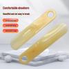 Compact Plastic Shoe Horn - Travel-Friendly Imitation Cow Horn