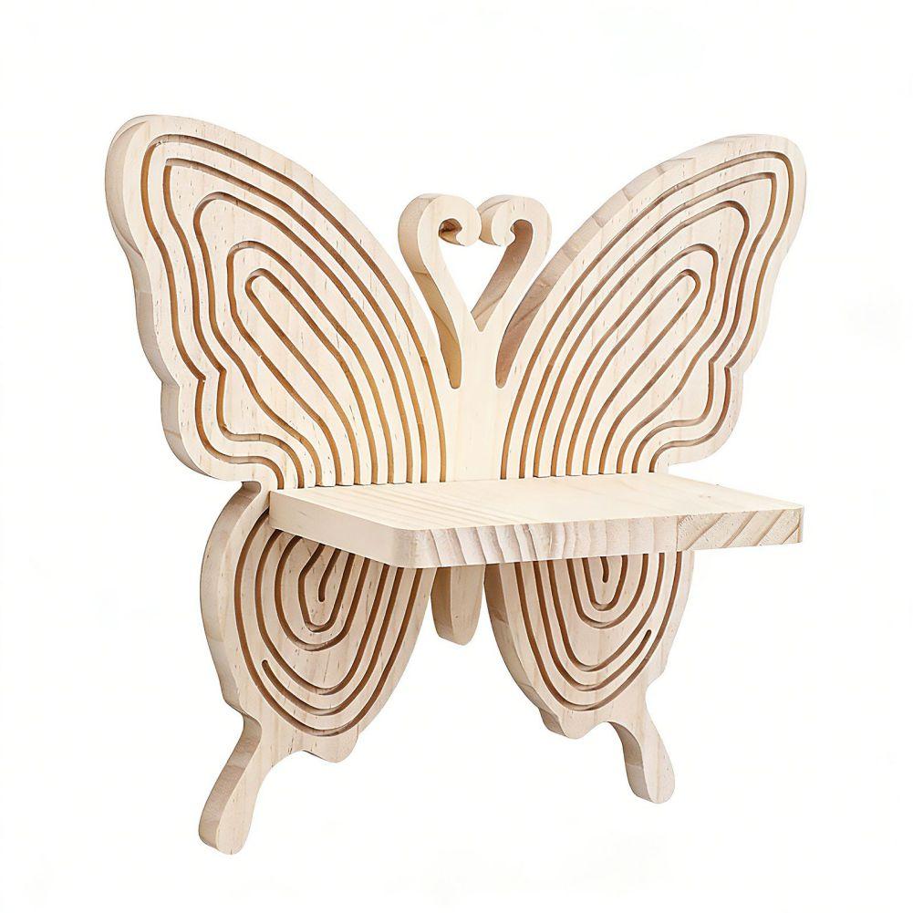 

Creative Wooden Wall-Mounted Plant Stand Storage Rack